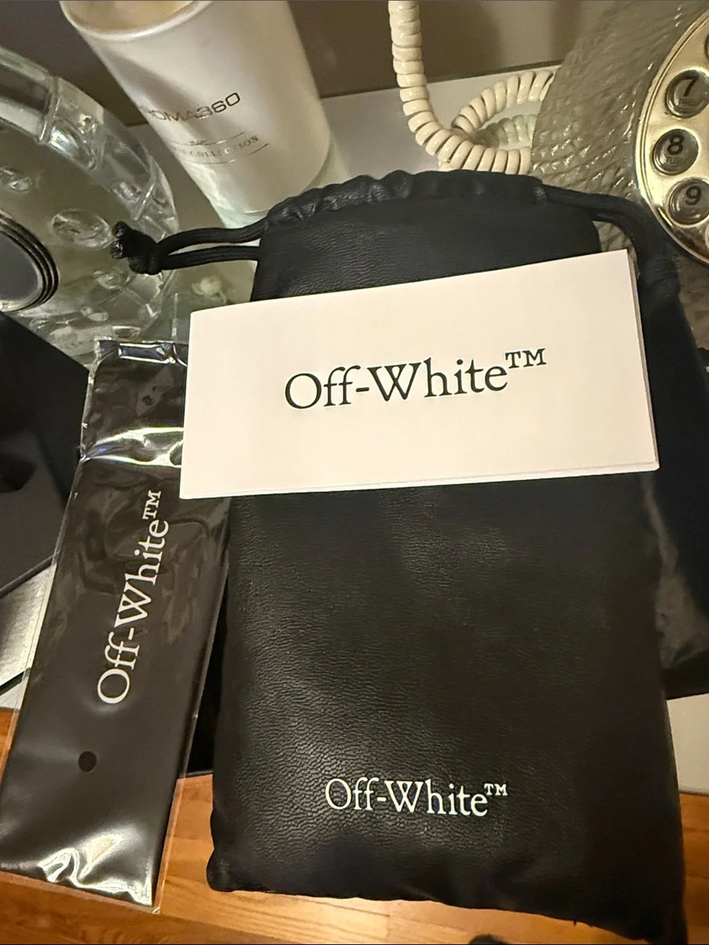 Off-White Edison sunglasses Havana Dark grey